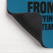 My Back Hurts From Carrying This Team Funny Humor  マウスパッド (コーナー)