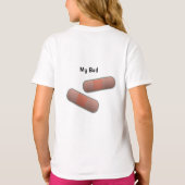 My Bad Customizable BandAid Kids Tシャツ (裏面)