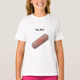 My Bad Customizable BandAid Kids Tシャツ