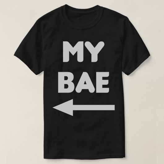 My Bae Matchingカップルシャツ Tシャツ (デザイン正面)
