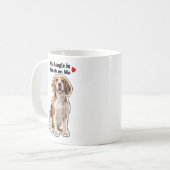 My Beagle Is Stuck On Me Dog Lover コーヒーマグカップ (正面左)