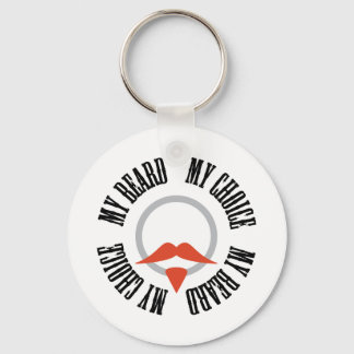 My Beard, My Choice - Red Goatee キーホルダー