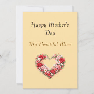 My Beautiful Mom Mother’s Day Card シーズンカード