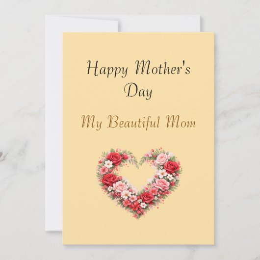 My Beautiful Mom Mother’s Day Card シーズンカード (正面)