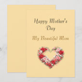 My Beautiful Mom Mother’s Day Card シーズンカード (正面/裏面)