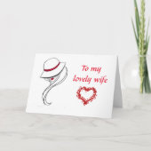 MY **BEAUTIFUL WIFE** ON OUR ANNIVERSARY カード (正面)