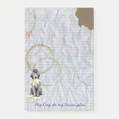 My Bedlington 食べ My Lesson Plan Post-it Notes ポストイット (正面)