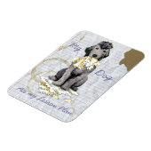 My Bedlington Terrier食べ My Lesson Plan  Magnet マグネット (左側)