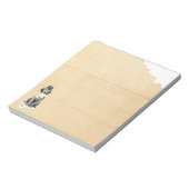 My Bedlington Terrier 食べ My Homework Notepad ノートパッド (回転)