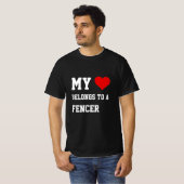 My Belongs To A Fencer T-Shirt Tシャツ (正面フル)
