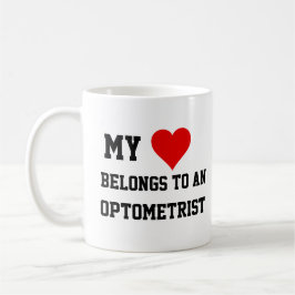 My Belongs To An Optometrist Mug コーヒーマグカップ