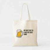 My Best Diet Is A Beer – Funny Drinking Gift トートバッグ (正面)