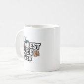 My Best Dude Ever Mug コーヒーマグカップ (正面左)