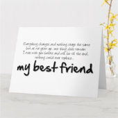 My best friend カード (黄色い花)