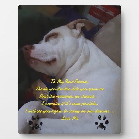 My Best Friend フォトプラーク (正面)