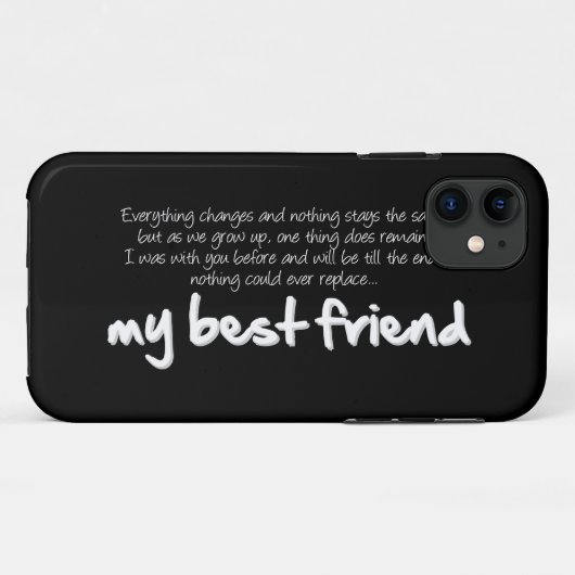 My best friend Case-Mate iPhoneケース (裏面(横))