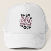 My Best Friend Has Paws Hat キャップ (正面)