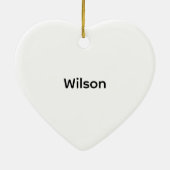 My Best Friend Paw Prints Pet Name セラミックオーナメント (裏面)