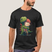 My best friend the dinosaur dinosaur hug tシャツ (正面)