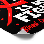 My Best Friend's Fight My Fight Blood Cancer Aware ポスター (角)