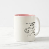 "My Best-Tea" かわいい オリジナル名入れ ベストフレンド マグカップ (正面右)
