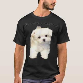 MY BFF IS A MALTESEthe Most Popular Maltese T shir Tシャツ
