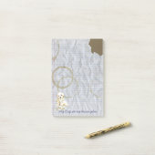 My Bichon 食べ  My Lesson Plan Post-it Notes ポストイット (デスク上)