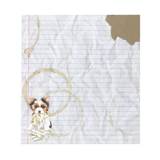 My Biewer Terrier 食べ My Lesson Plan メモ帳 (正面)