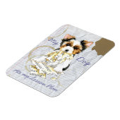 My Biewer Terrier 食べ My Lesson Plan Magnet マグネット (左側)