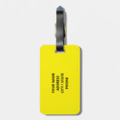 My Big Fatバッグの旅おもしろい行タグバッグラベル ラゲッジタグ (裏面縦)