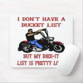 My Bike-It List Is Pretty Long マウスパッド (マウス)