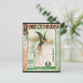 My Bird of Paradiseヴィンテージ楽譜表紙 ポストカード (スタンド正面)