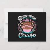 My Birthday Cruise Vacation Cruising Trip 招待状 (正面)