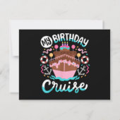 My Birthday Cruise Vacation Cruising Trip 招待状 (裏面)