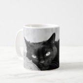 My Black Cat Photo Mug コーヒーマグカップ (正面左)