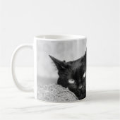 My Black Cat Photo Mug コーヒーマグカップ (左)