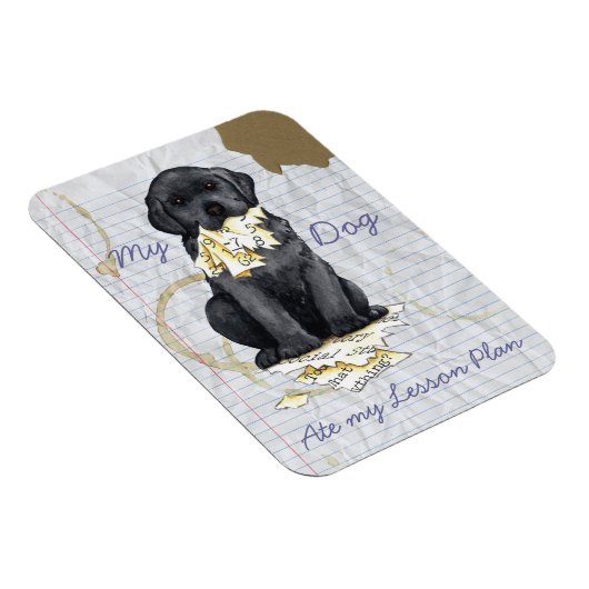 My Black Lab 食べ My Lesson Plan マグネット (右側)