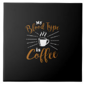 my blood type is coffee タイル (正面)