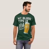 My Blood Type Is IPA Tシャツ (正面フル)