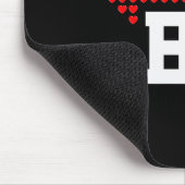 My Boo &amp; My Bae Valentines Day Cute Couple Mat マウスパッド (コーナー)