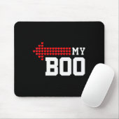 My Boo &amp; My Bae Valentines Day Cute Couple Mat マウスパッド (マウス)