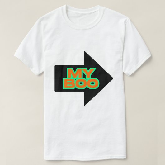 My Boo Matchingカップルティーシャツ Tシャツ (デザイン正面)