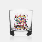 My Books Don't Judge Me.... ウイスキーグラス (正面)