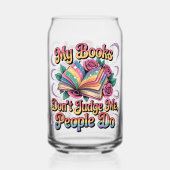 My Books Don't Judge Me....  ガラス缶 (正面)