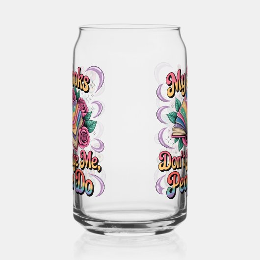 My Books Don't Judge Me....  ガラス缶 (左)