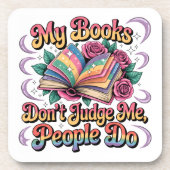 My Books Don't Judge Me....  コースター (正面)