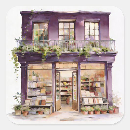 My Bookstore  スクエアシール (正面)