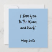 My Bookstore  ノートカード (裏面)