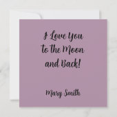 My Bookstore  ノートカード (裏面)