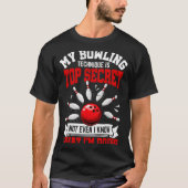 My Bowling Technique Funny Bowling Bowler Men Wome Tシャツ (正面)